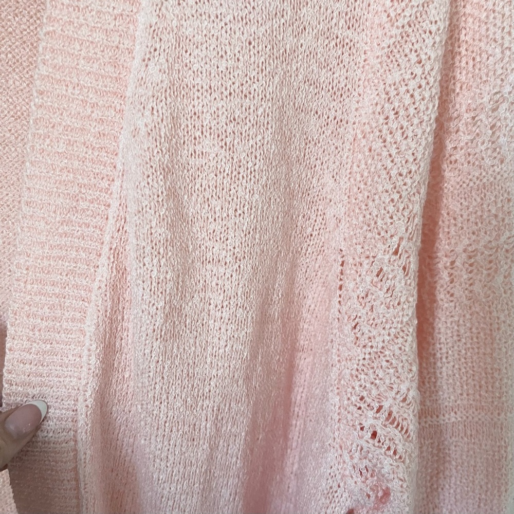 Torrid Duster Open Front Stitch Detail Cardigan Size 1X - Picture 11 of 14